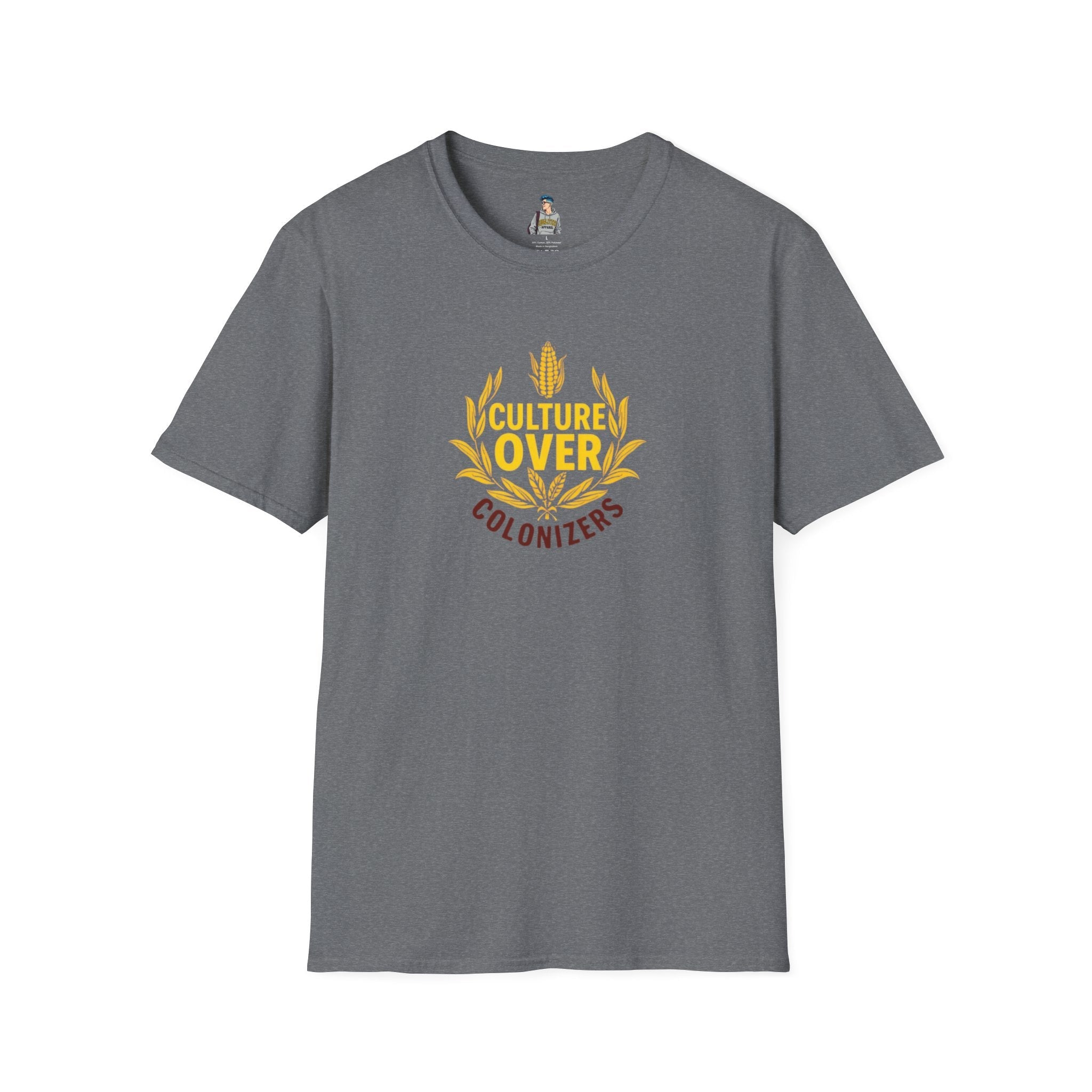 'Culture Over Colonizers' Unisex Softstyle T-shirt - EqualiTees.Me