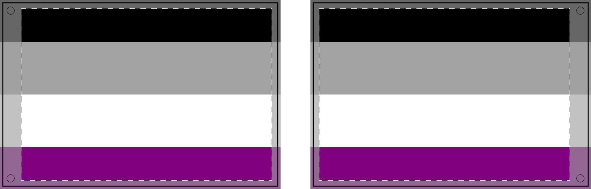 Double Sided Asexual Pride Flag - Inclusive Decor for Celebrations & Events - EqualiTees.Me