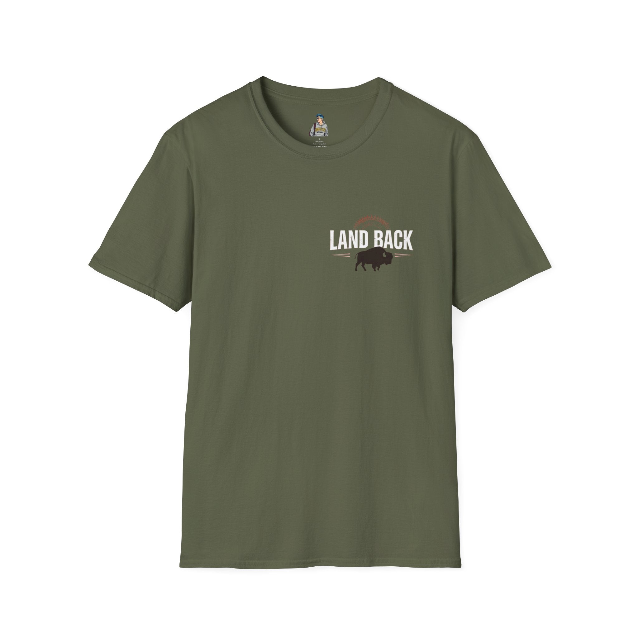'Land Back' Unisex Softstyle T-shirt - EqualiTees.Me