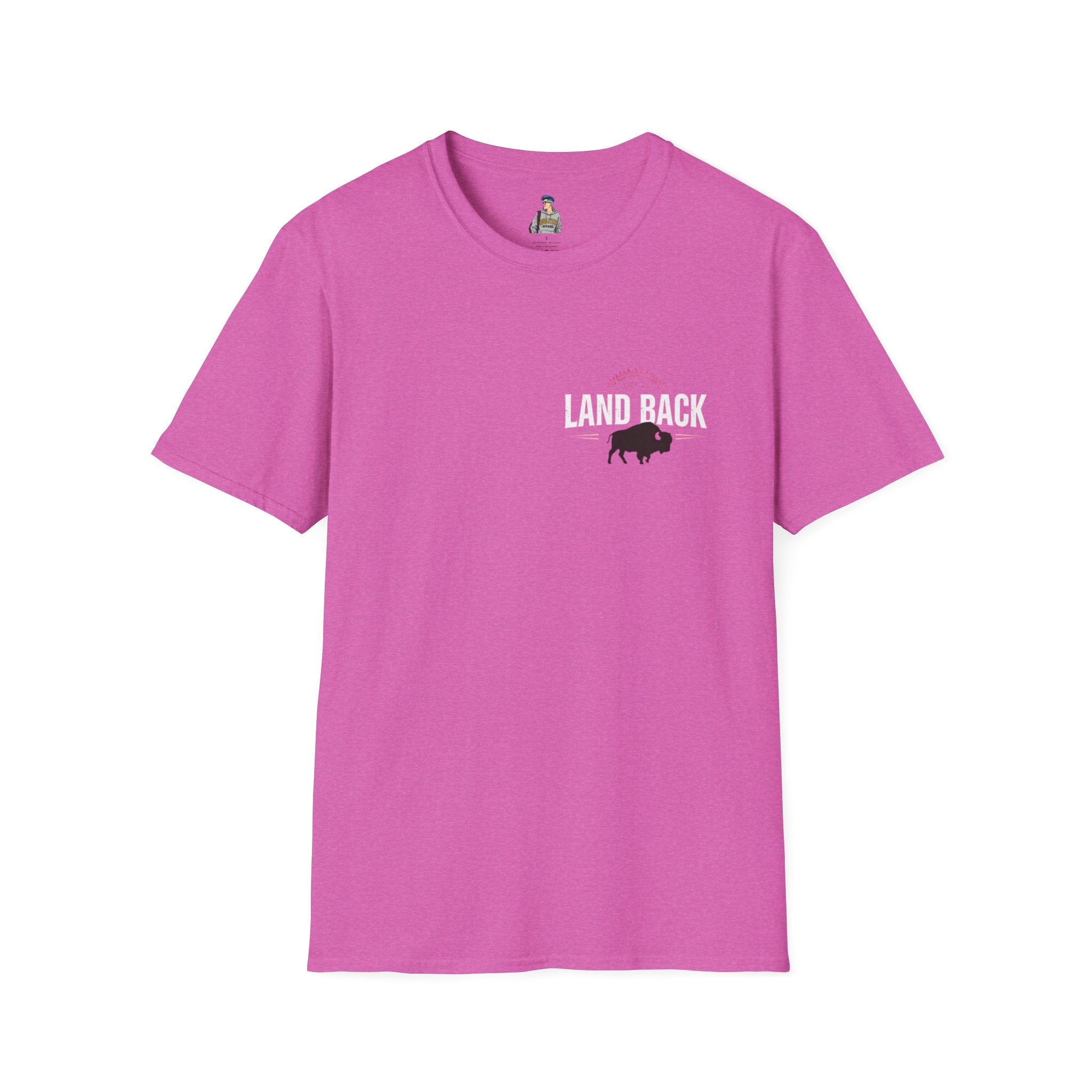 'Land Back' Unisex Softstyle T-shirt - EqualiTees.Me