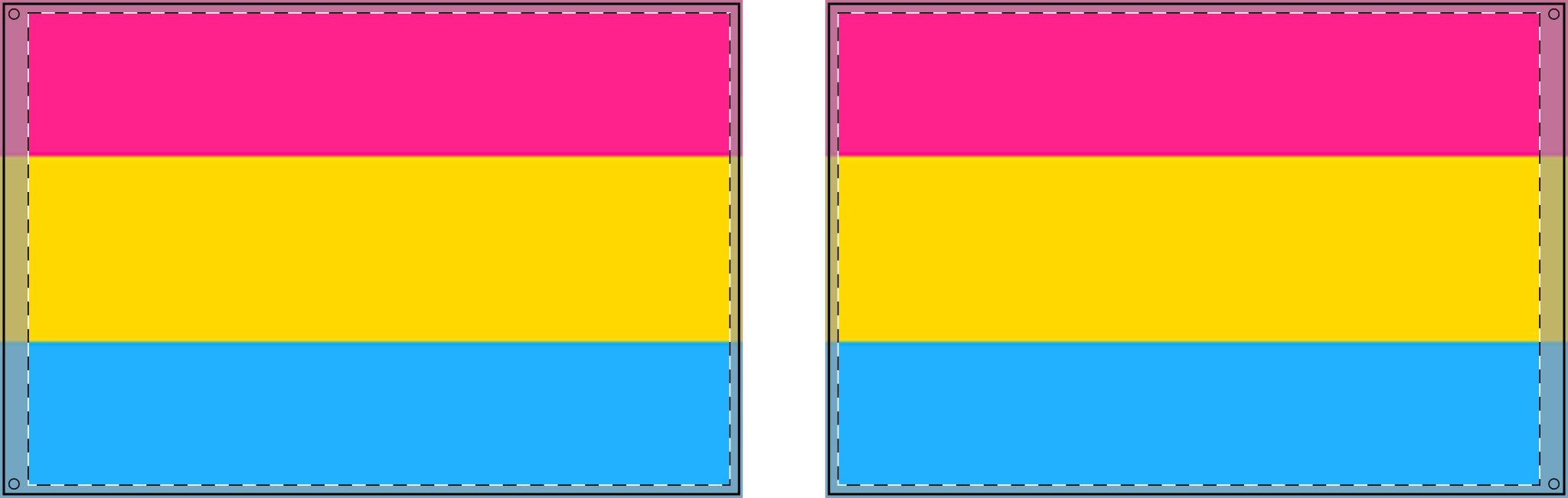 Vibrant Double Sided Pansexual Pride Flag - Perfect for Celebrations & Events - EqualiTees.Me