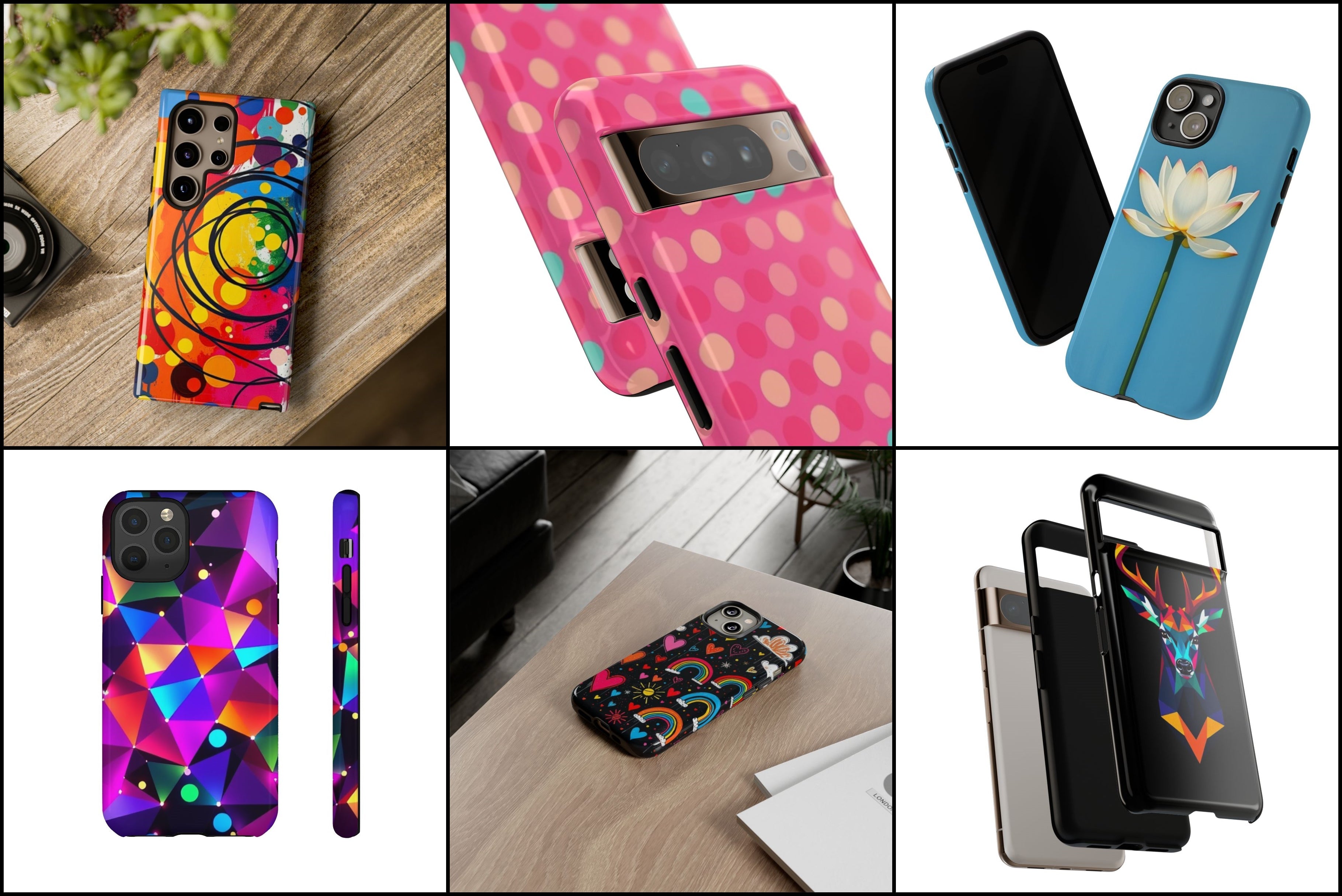 Protective Phone Cases for Android & iPhone