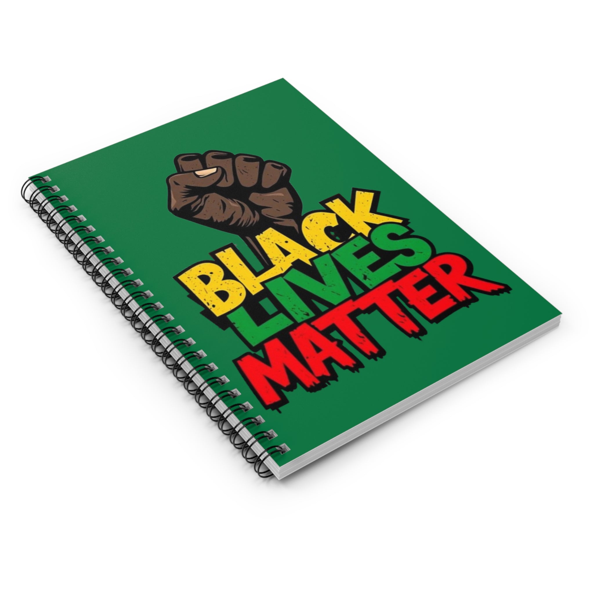 Empowerment Spiral Notebook - Black Lives Matter Design