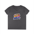 Neurospicy Ladies' V-Neck T-Shirt - Neurodivergent Awareness Design