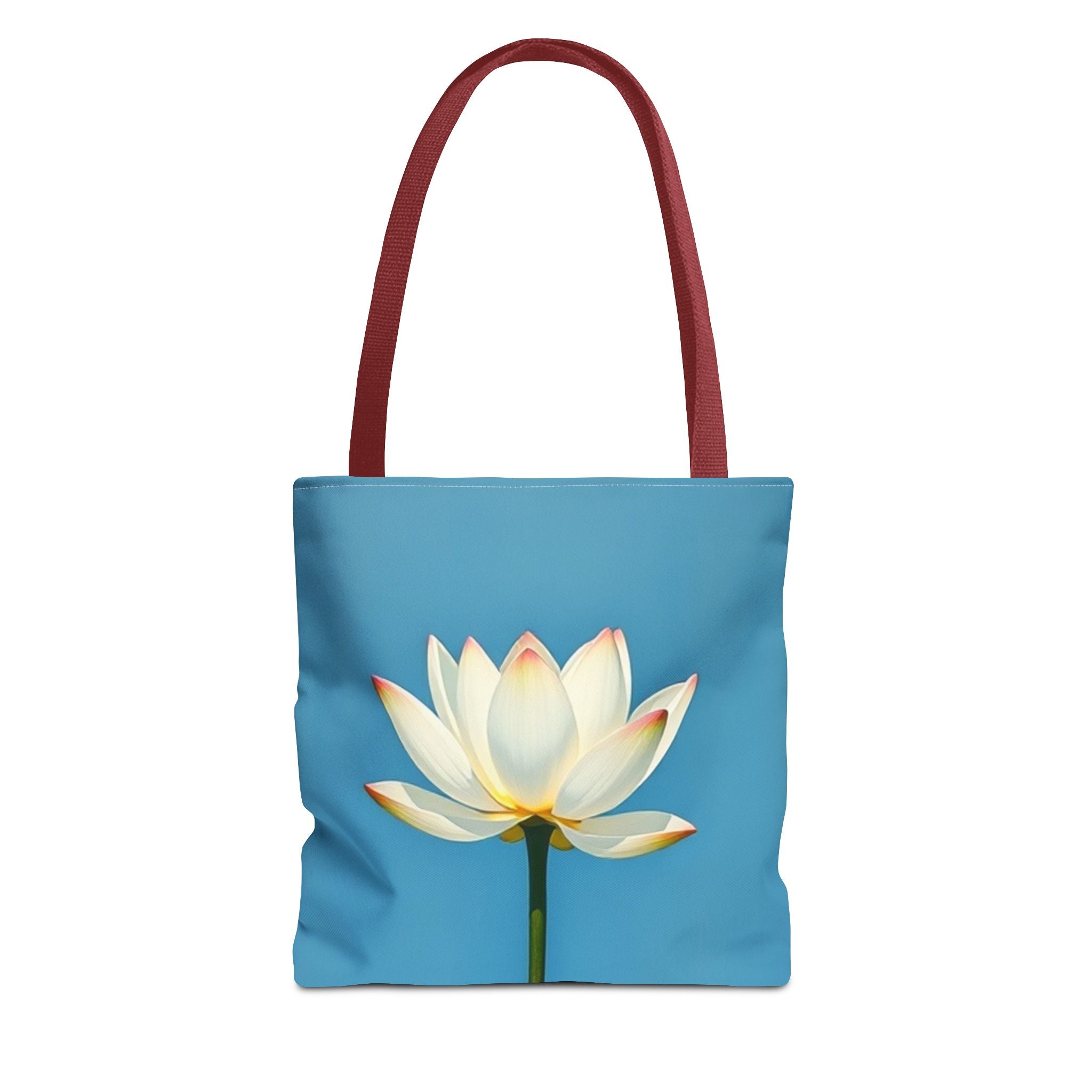 White Lily on Canvas Design - Tote Bag