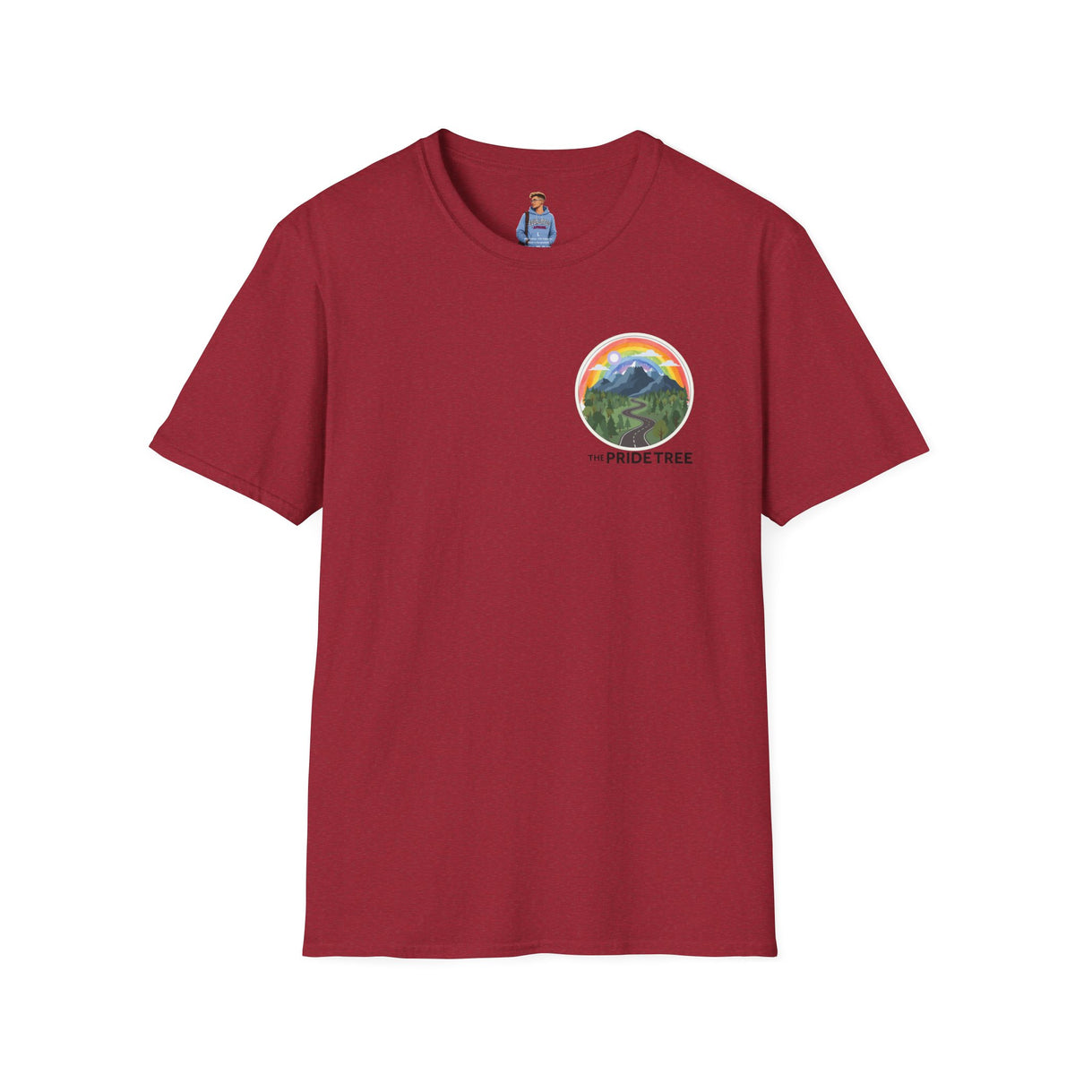 Pride Tree Las Vegas Mountain Graphic T-Shirt