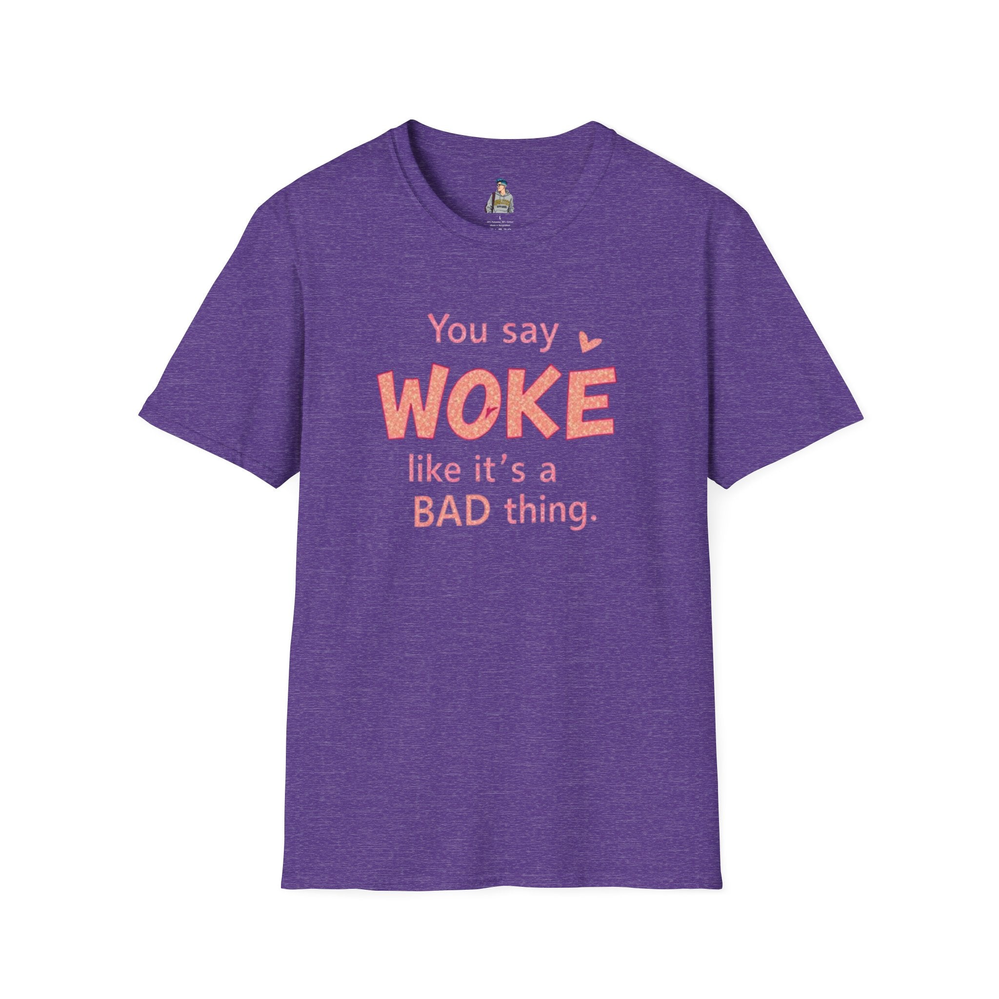 Woke is Empathy Unisex Softstyle T-Shirt - Bold Statement Tee for Everyday Activists