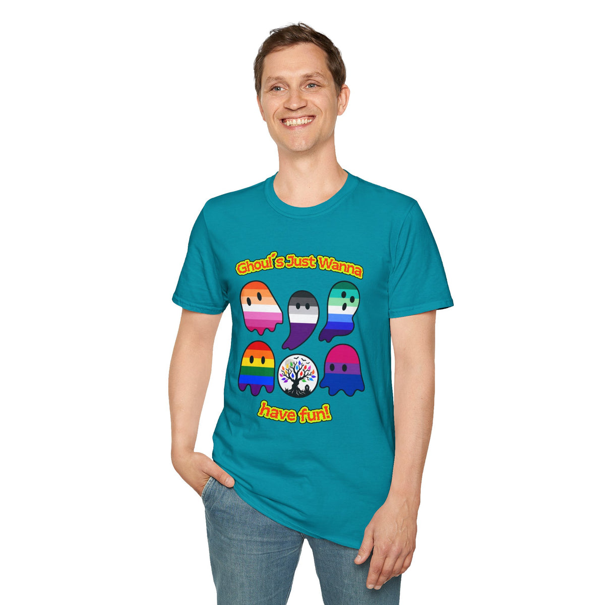 Ghouls Just Wanna Have Fun Pride Tree Las Vegas T-Shirt