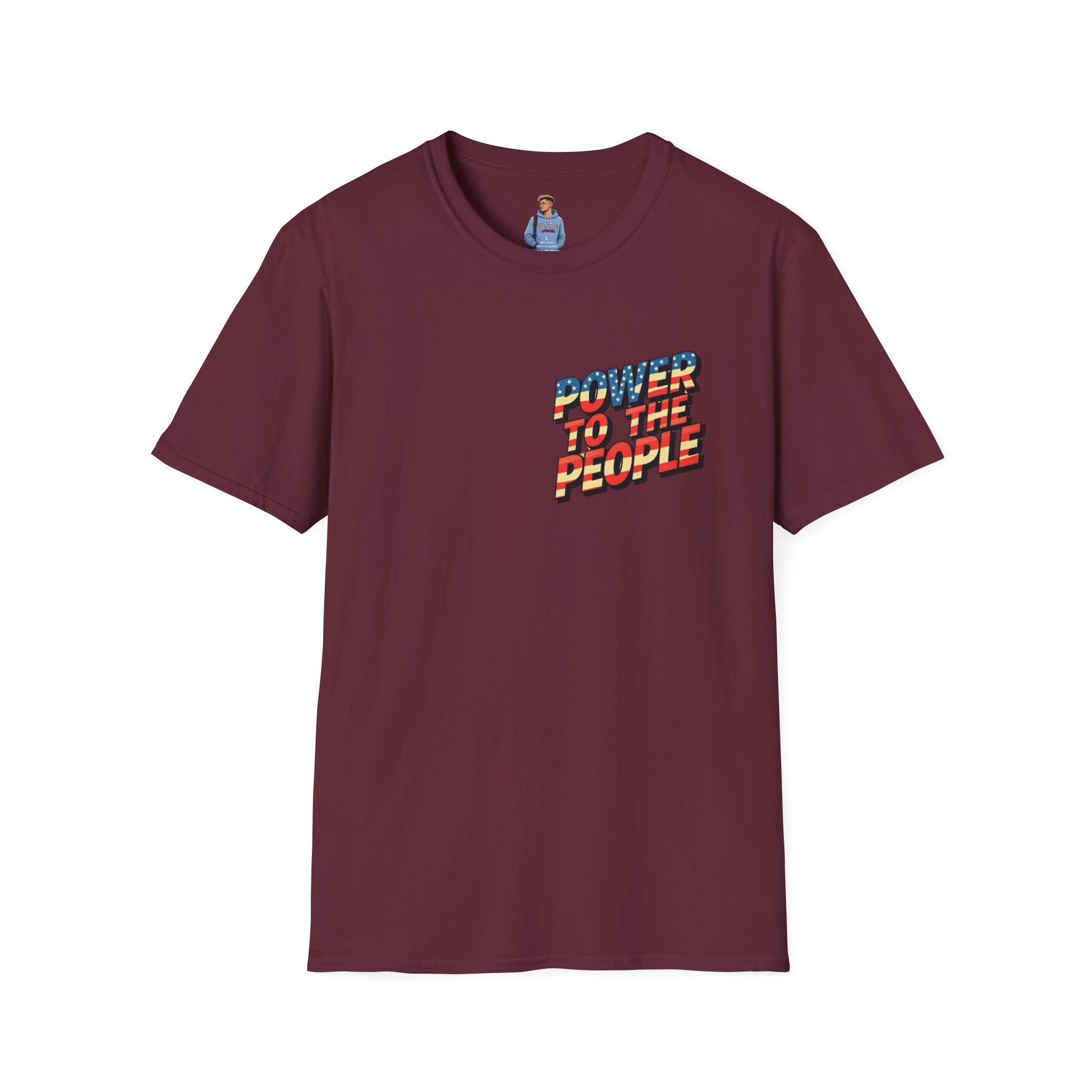 Power to the People Unisex Softstyle T-Shirt Classic Protest Tee
