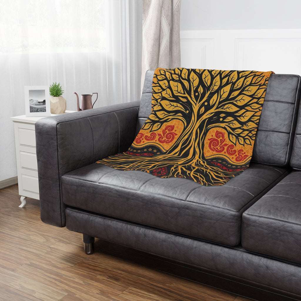 Strength In Our Roots Microfiber Blanket