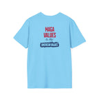 MAGA Values are NOT American Values Softstyle Unisex T-Shirt
