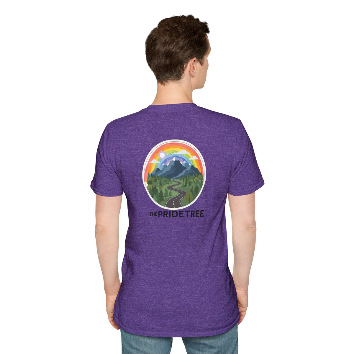 Pride Tree Las Vegas Mountain Graphic T-Shirt