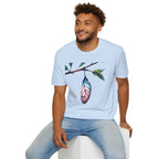 Trans Caterpillar to Butterfly Transformation T-Shirt, Unisex Graphic T-Shirt