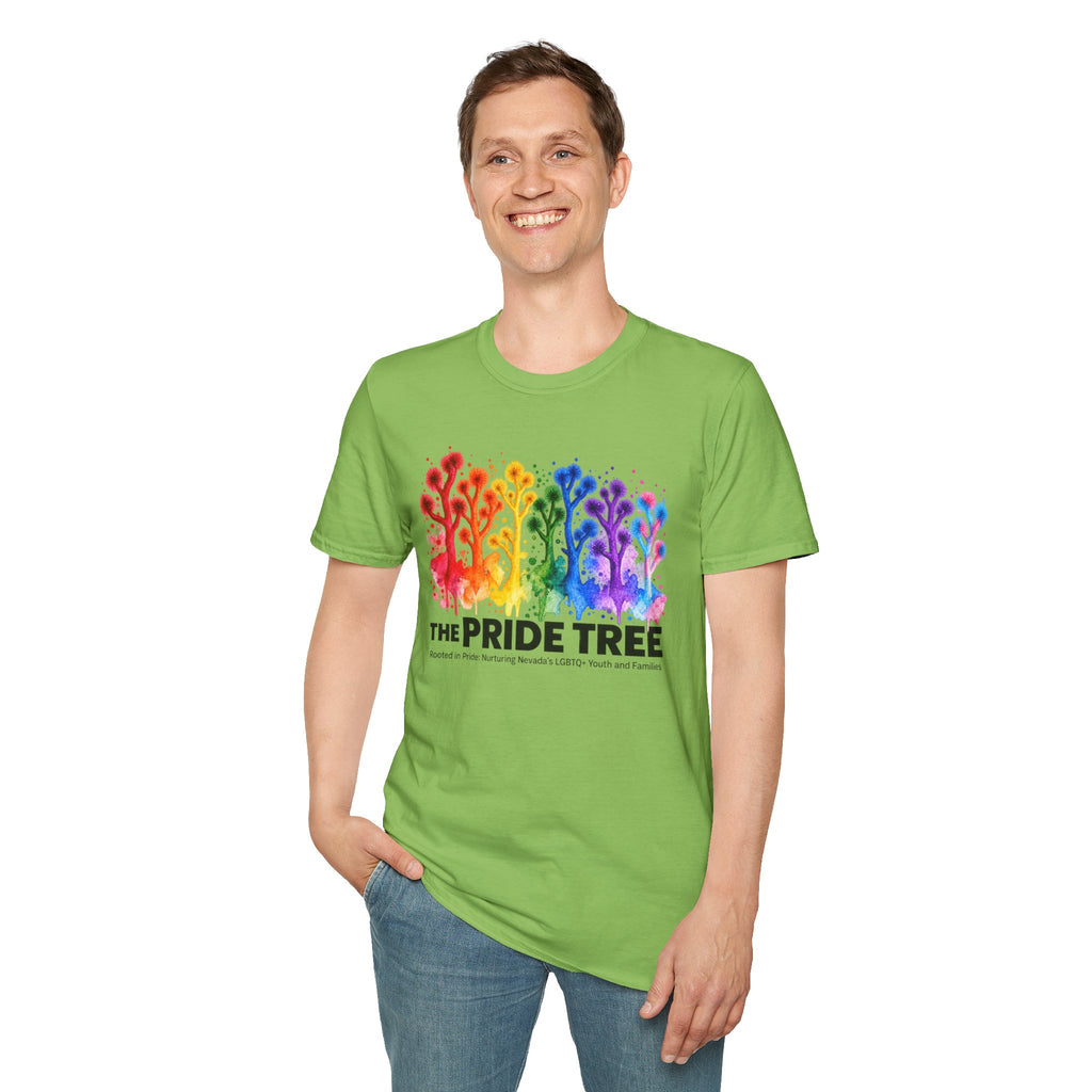 Pride Tree Las Vegas T-Shirt - Black Text