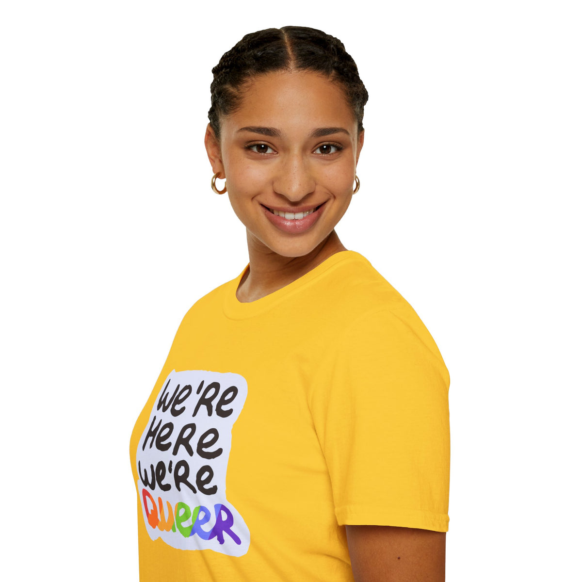 We’re Here We’re Queer Pride Tree Las Vegas T-Shirt