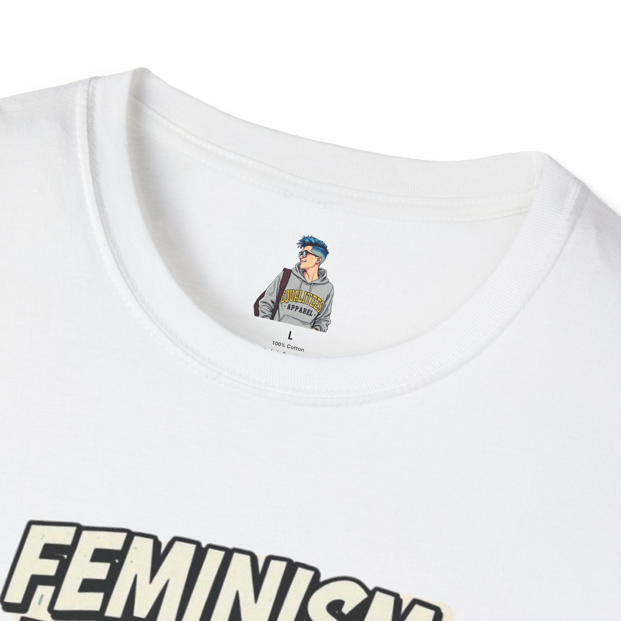 FEMINISM: The Radical Notion that Women are People Unisex Softstyle T-Shirt - Empowering Graphic Tee for Activists