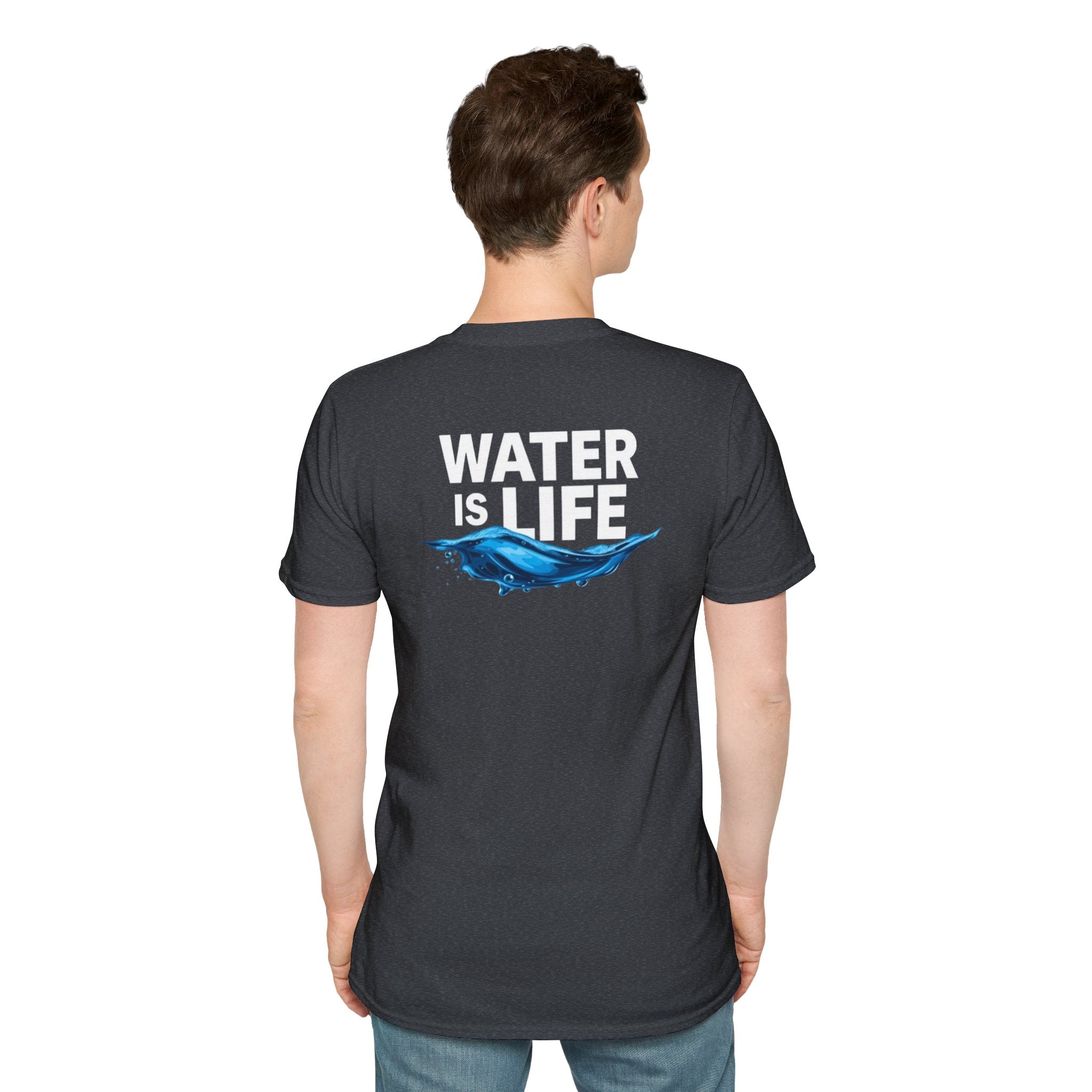 Water is Life Unisex T-Shirt | Eco-Friendly Tee for Environmentalists, Beach Lovers, Awareness Campaigns, Gifting