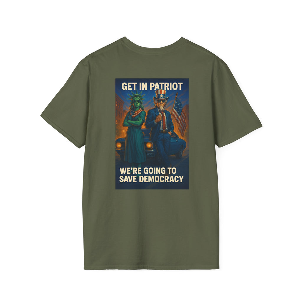 Patriotic Activism T-Shirt - Our Resistance Matters & Save Democracy Designs