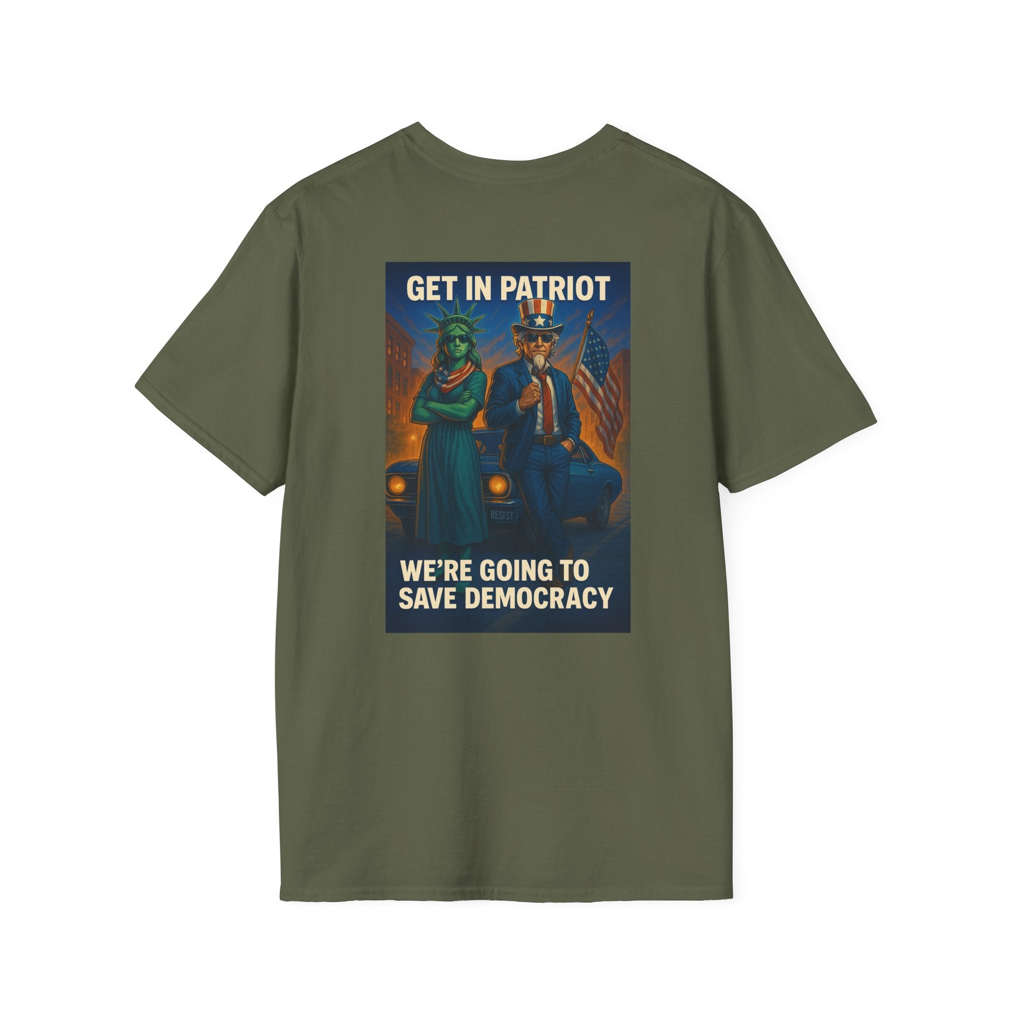 Patriotic Activism T-Shirt - Our Resistance Matters & Save Democracy Designs