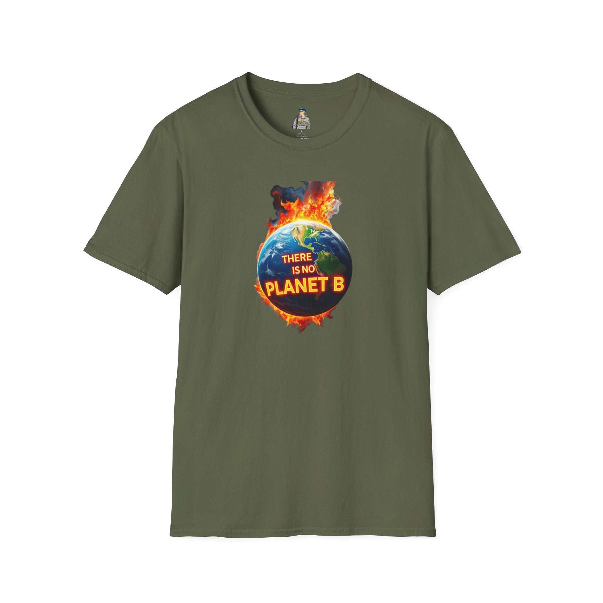 Unisex Softstyle T-Shirt - There is No Planet B Eco-Friendly Tee