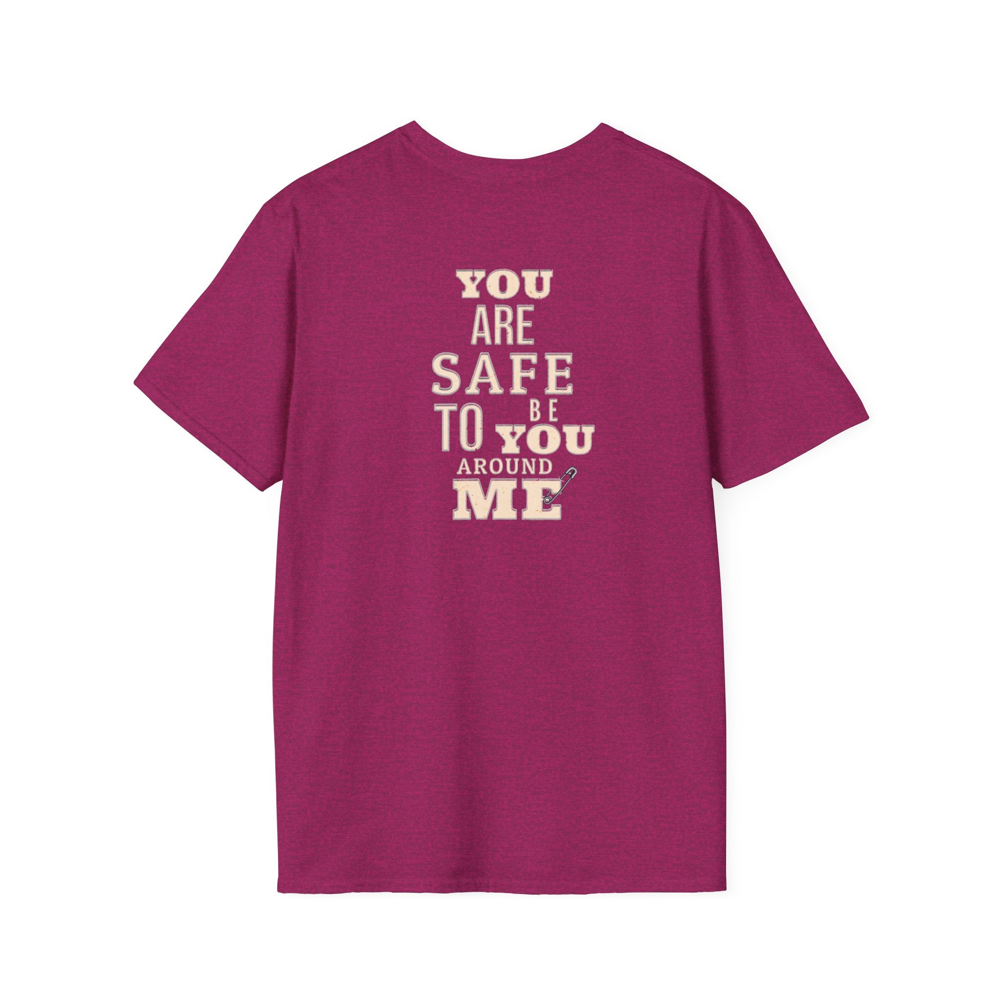 Safety Pin Know That You Are Loved Inspirational Tee Unisex Softstyle T-Shirt