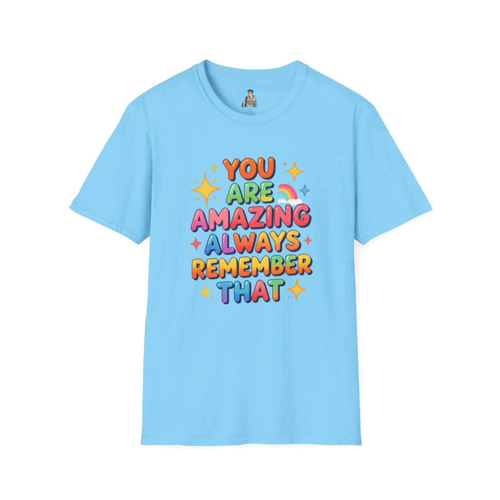 You Are Amazing T-Shirt — Colorful Inspirational Graphic Tee