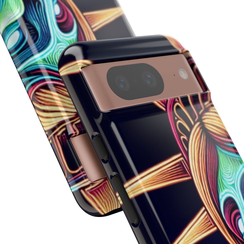 Statue of Liberty Neon Glowing Art Tough Case for Android & iPhone