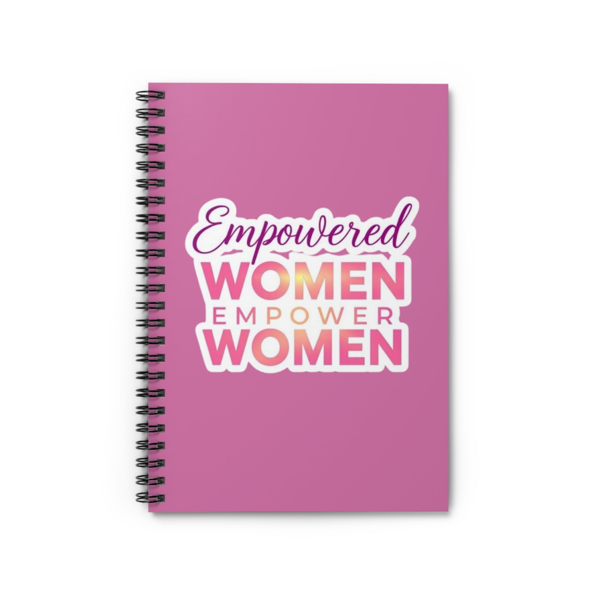 Empowered Women Spiral Notebook - Inspirational & Motivational Journal for Daily Notes