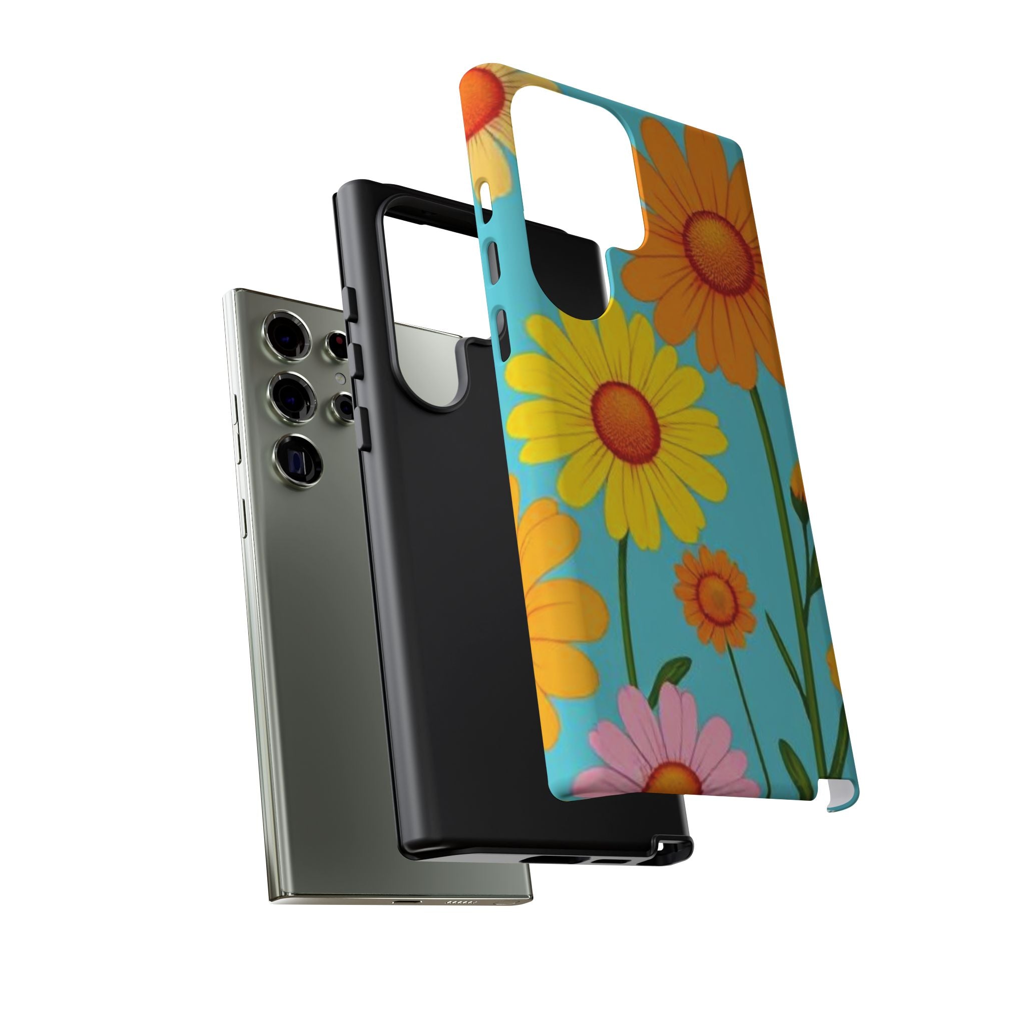 Floral Daisy Tough Case for Android