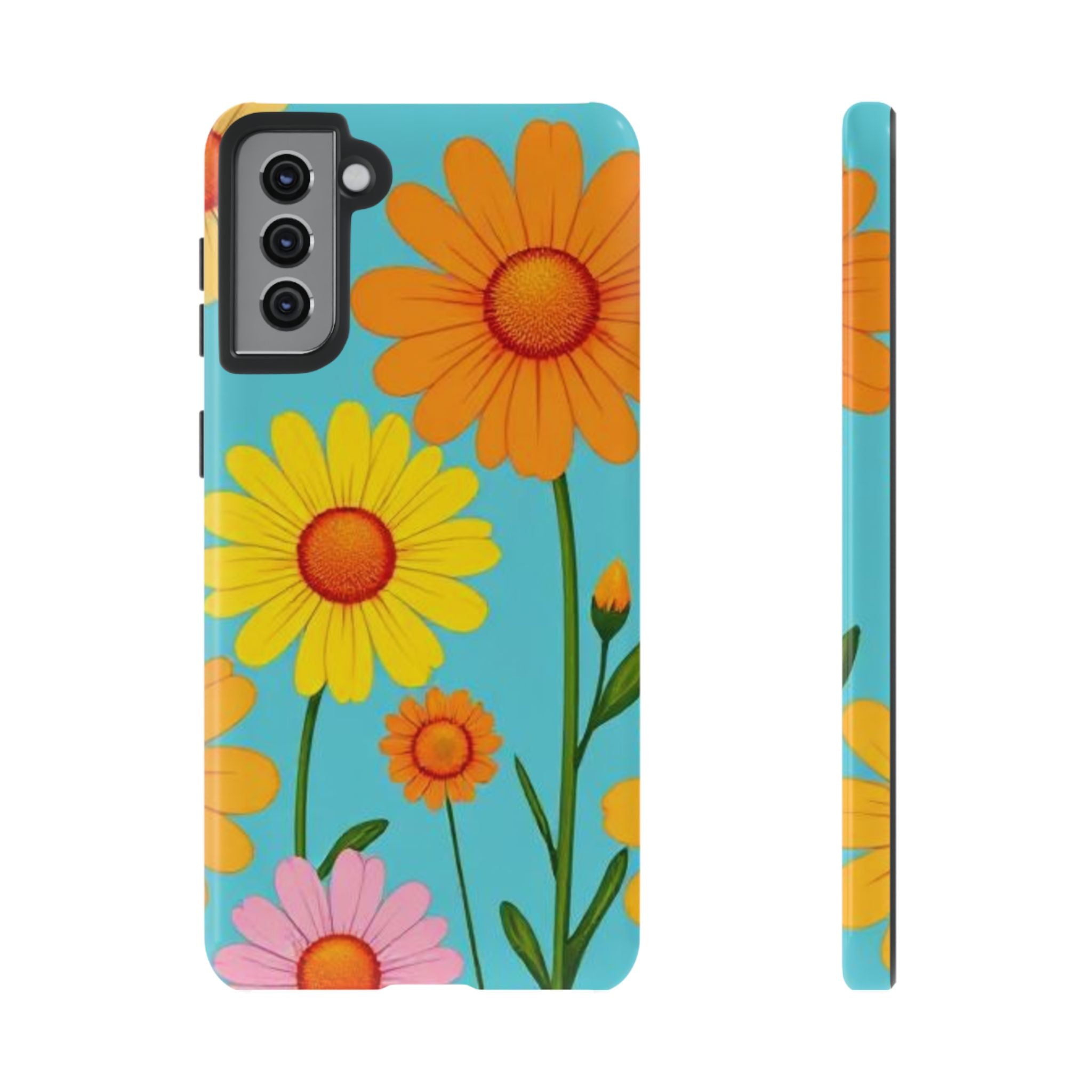 Floral Daisy Tough Case for Android
