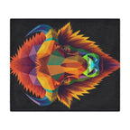 Fractal Bison Microfiber Blanket
