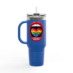 Rainbow Tongue Insulated Travel Mug - 40oz, Perfect for Pride Celebrations