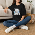 Trans Lives Matter Unisex Softstyle T-Shirt - Support LGBTQ+ Rights