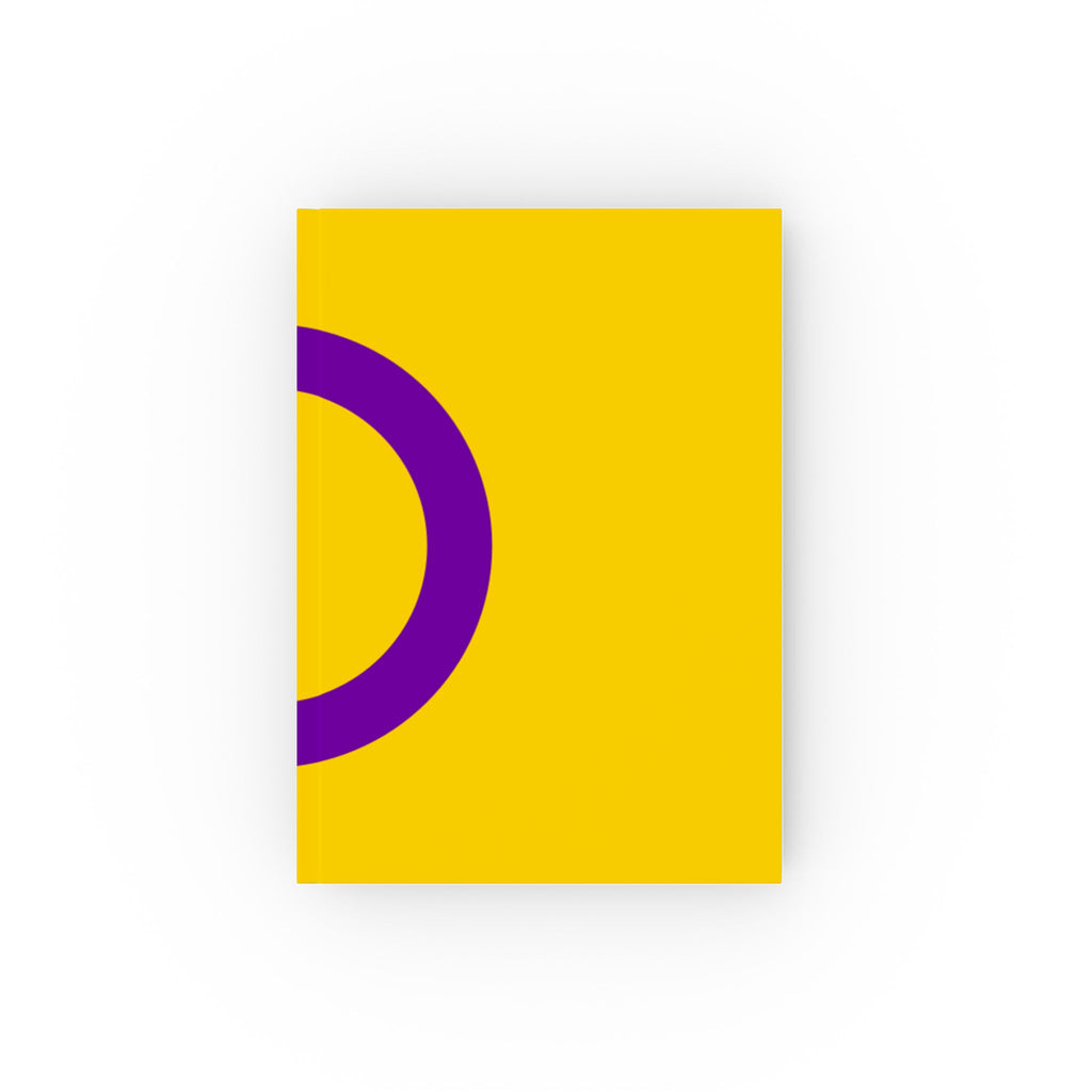 Intersex Pride Design Hard Backed Journal - Perfect for Gifts, Journaling, and Celebrations
