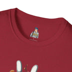 Grow Peace Unisex Softstyle T-Shirt - Boho Inspiration, Perfect for Festivals and Everyday Wear