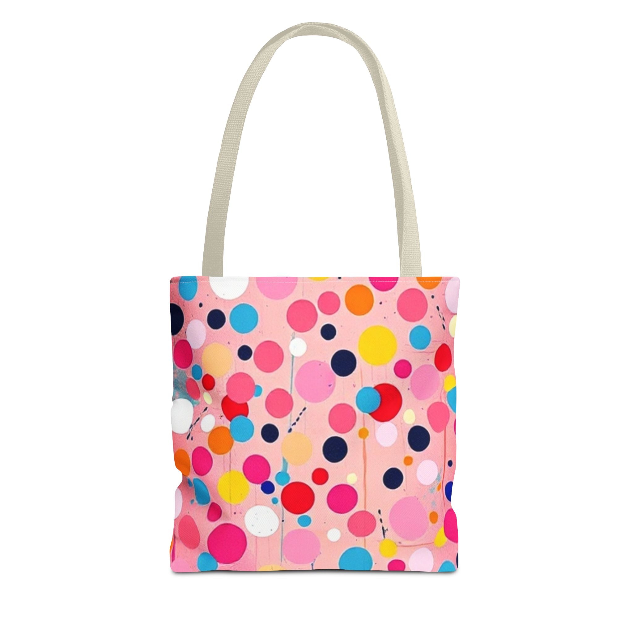 Dots and Drips over Pink Design - Tote Bag