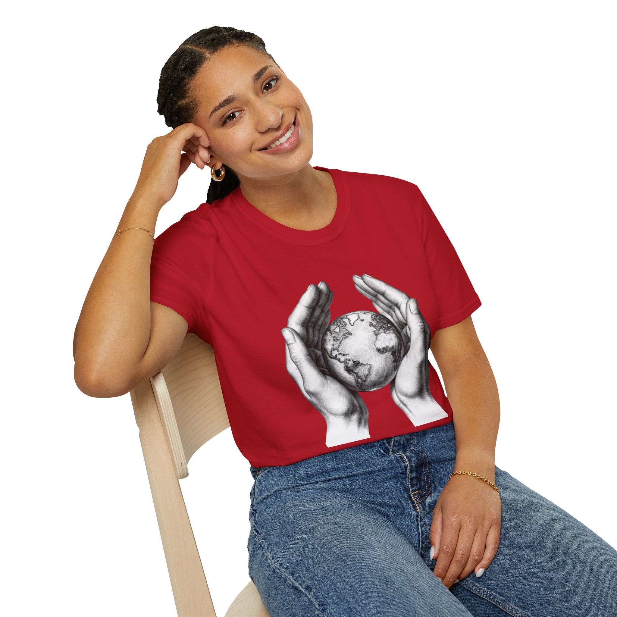 Earth in Your Hands T-Shirt — Protect the Planet Graphic Tee