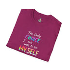 Unisex Softstyle T-Shirt - When Did You CHOOSE to Be Straight? Empowering LGBTQ+ Graphic Tee