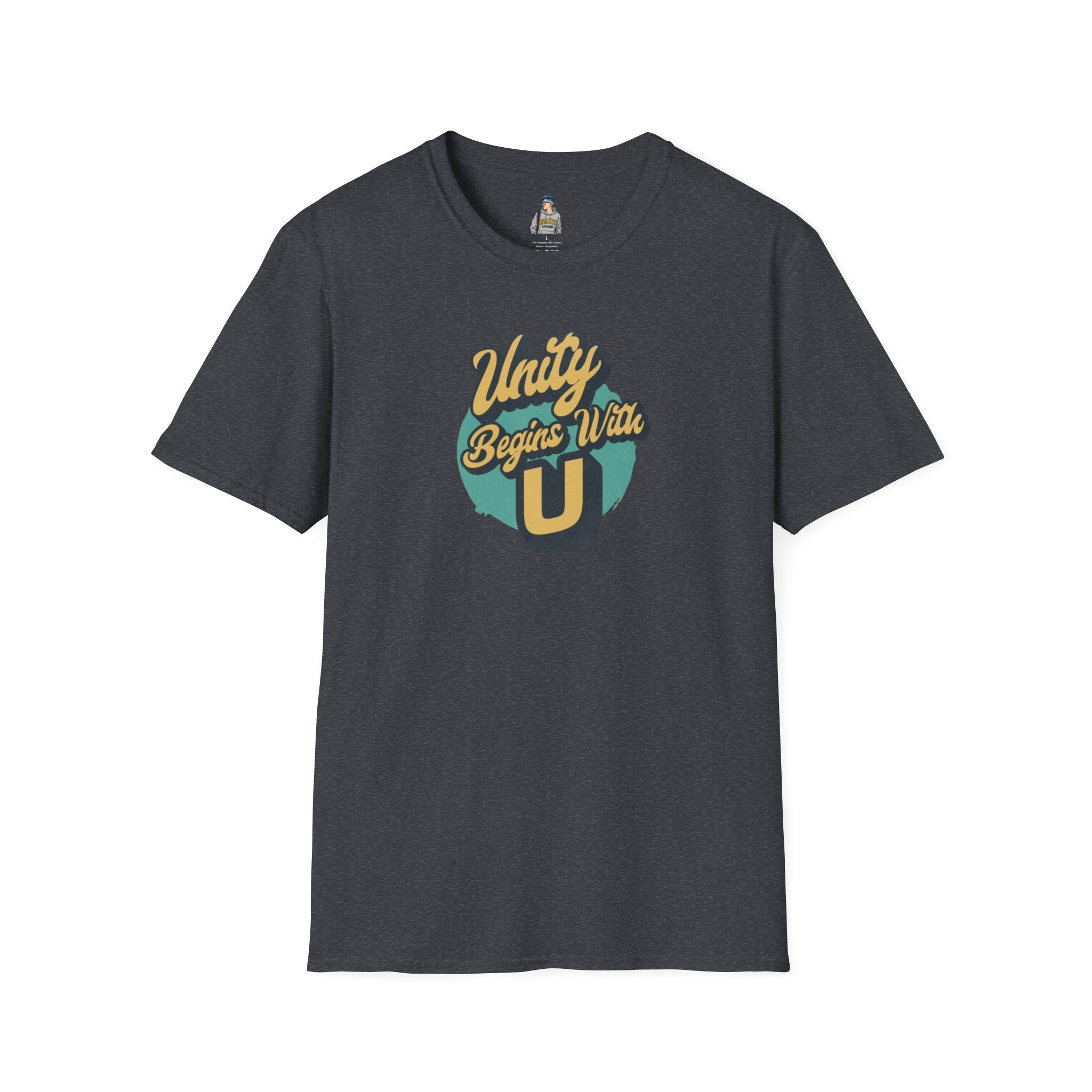 Unity Begins With U Unisex Softstyle T-Shirt