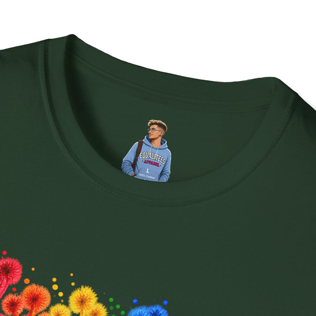 Pride Tree Las Vegas White Text T-shirt