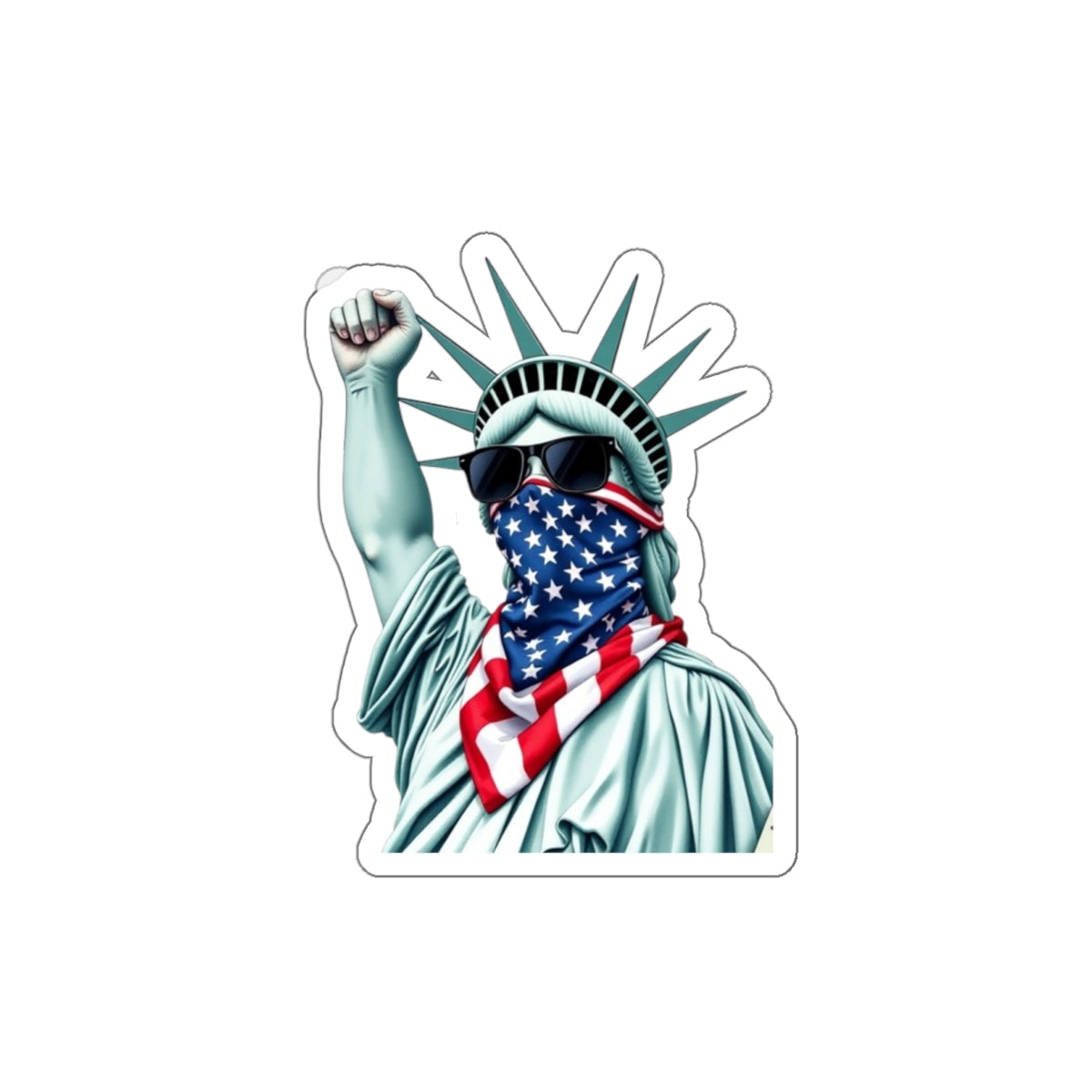 Die-Cut Stickers - #RESIST with Lady Liberty