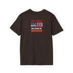 DRINK COFFEE, NOT THE KKKOOLAID. Unisex Softstyle T-Shirt - Empowering Message for Activists