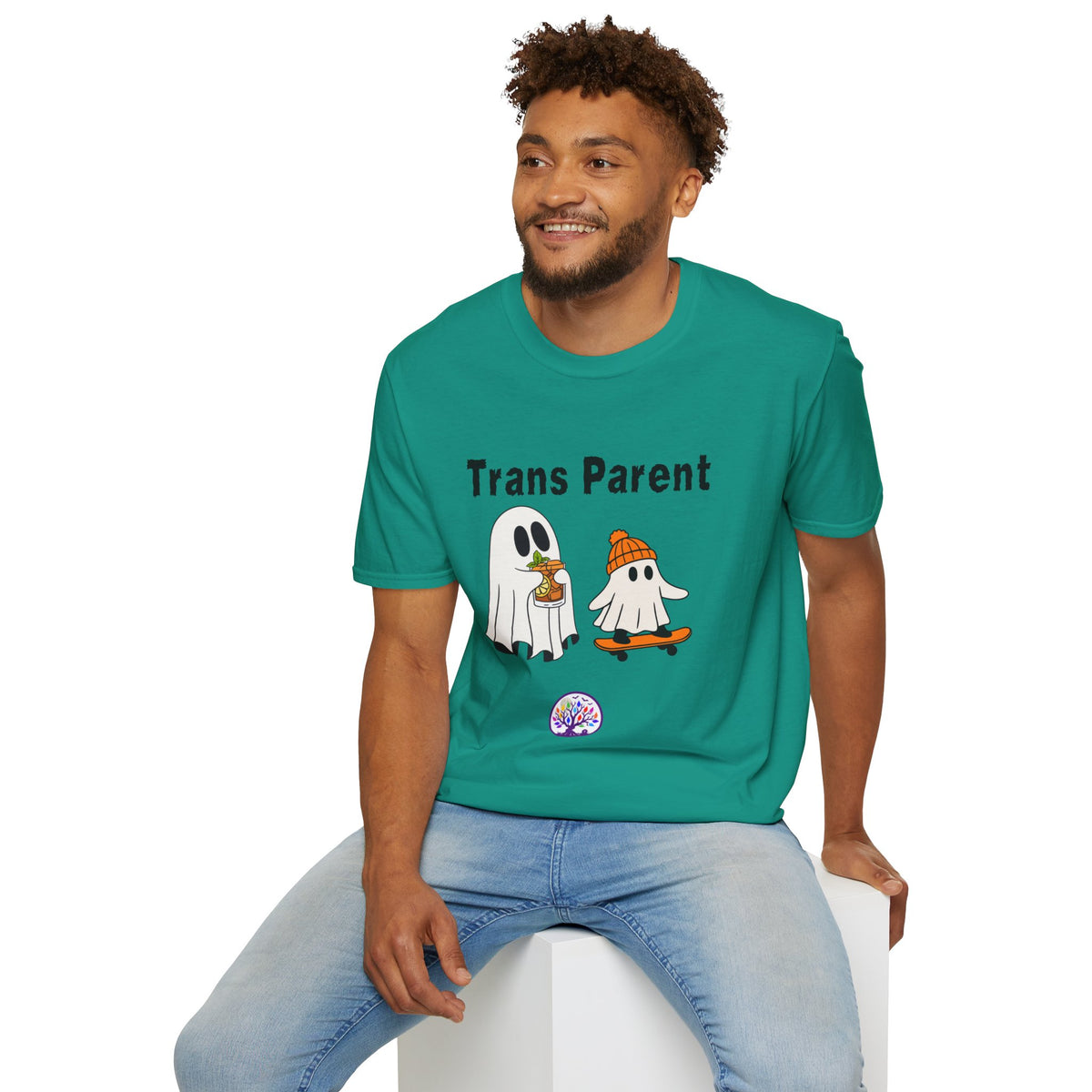 Trans Parent 5 Halloween Pride Tree Las Vegas T-Shirt