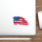 Die-Cut Stickers - American Flag Art