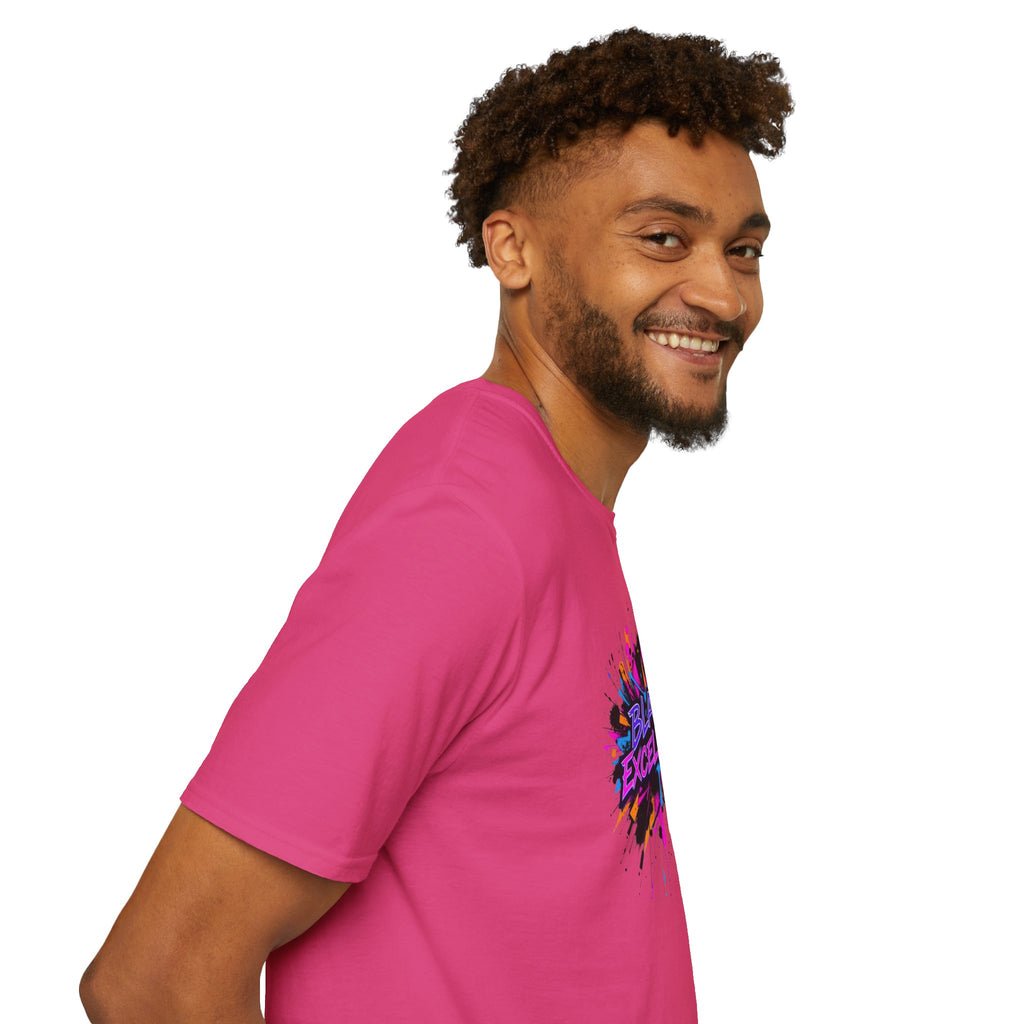 Unisex Softstyle T-Shirt - Black Excellence Graphic Tee