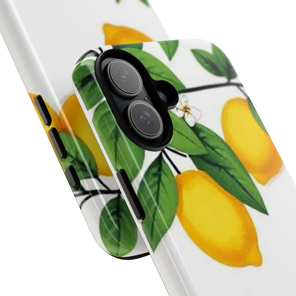 Lemon Blossom Tough Phone Case for iPhone