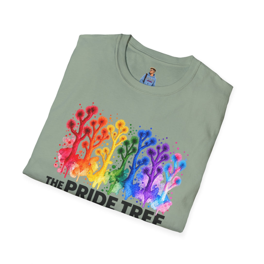 Pride Tree Las Vegas T-Shirt - Black Text