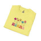 Floral 'Momma' Unisex Softstyle T-Shirt - Perfect for Mother's Day & Everyday Wear