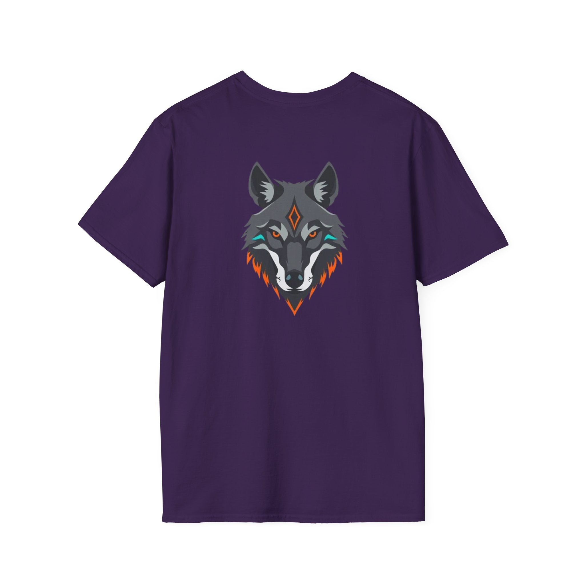 Mystical Wolf Design Unisex Softstyle T-shirt