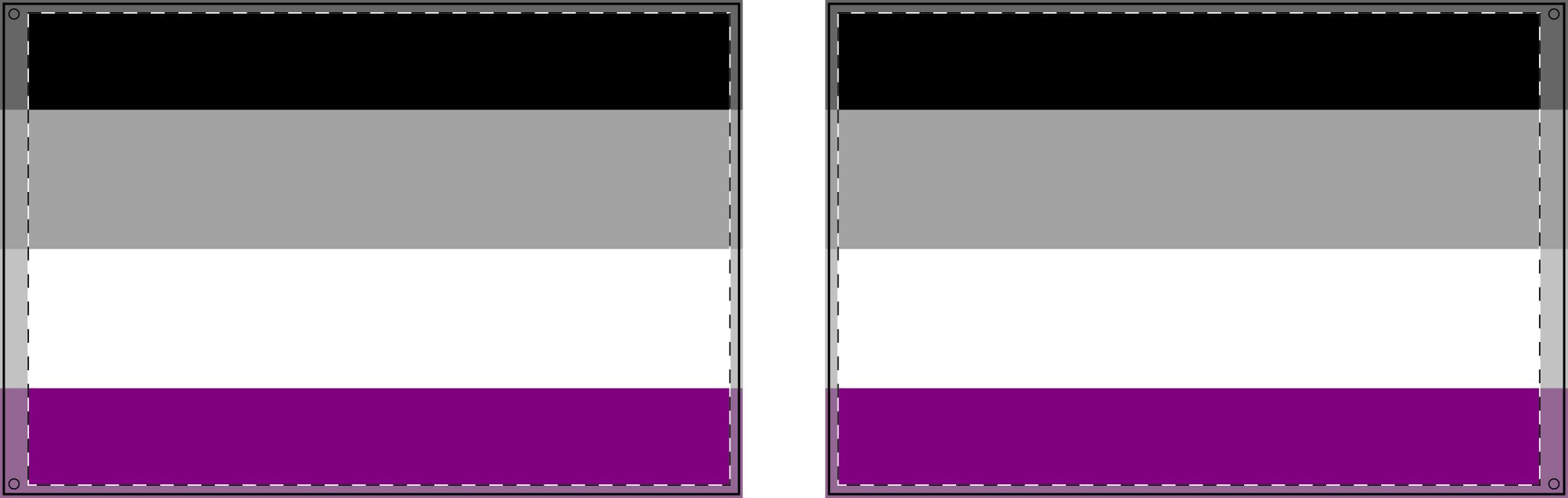 Double Sided Asexual Pride Flag - Inclusive Decor for Celebrations & Events